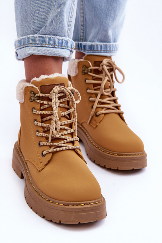 jalanõud soojad saapad pruunid värvi Jette