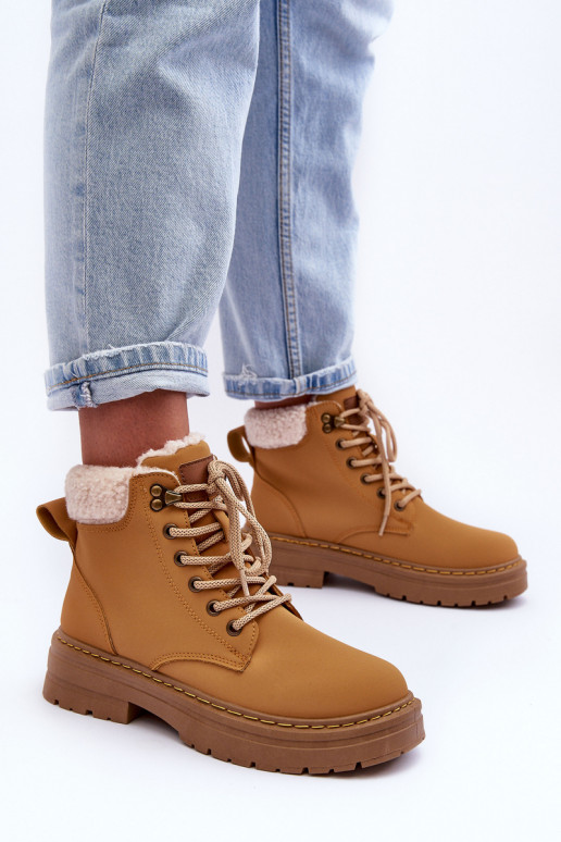 jalanõud soojad saapad pruunid värvi Jette