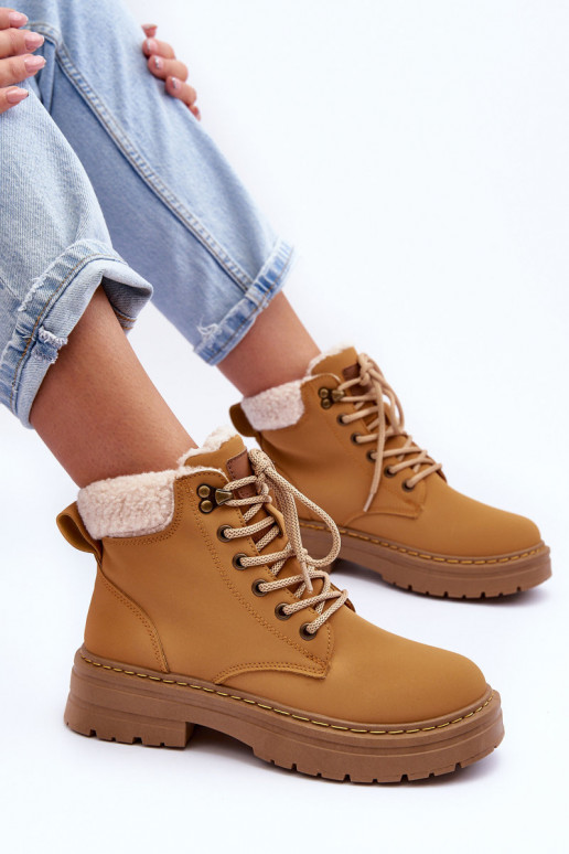 jalanõud soojad saapad pruunid värvi Jette