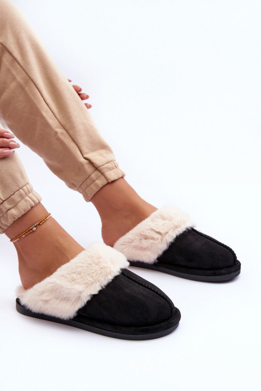Soojad sussid karusnahaga mustad Pinky