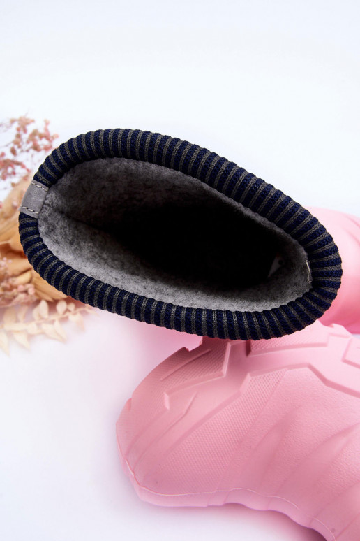 Laste jalanõud Kummikud voodriga Befado 162Y307 Tumeroosad värvi