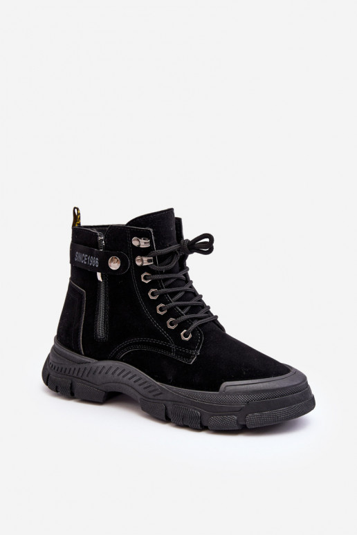 voodriga seemisnakhsed Naiste poolsaapad Must Jailina