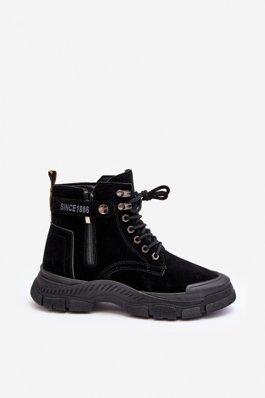 voodriga seemisnakhsed Naiste poolsaapad Must Jailina