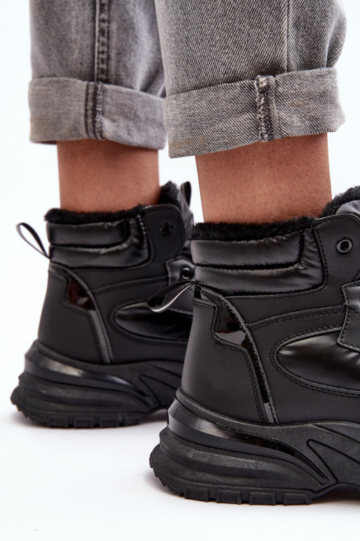 voodriga spordijalatsid nööritavad mustad Dejana voodriga spordijalatsid nööritavad mustad Dejana