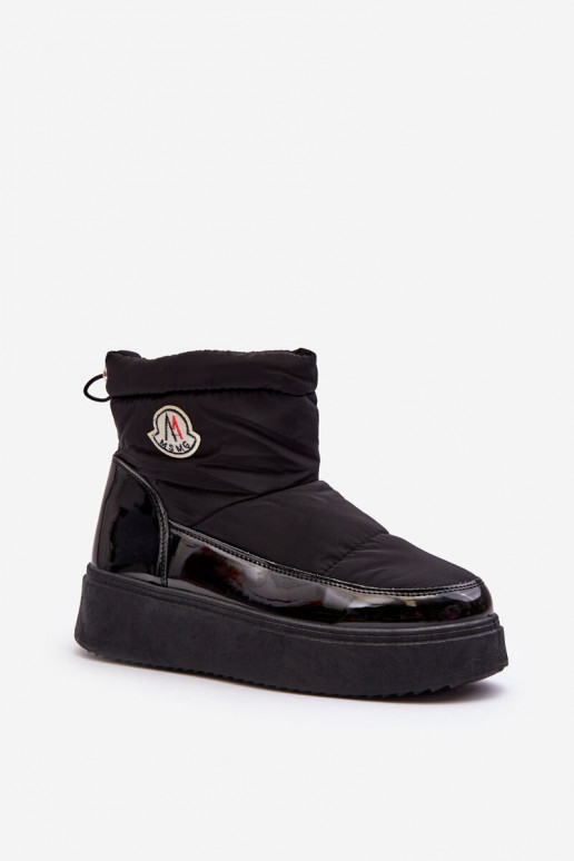 nööpidega lumesaapad platvormiga mustad Gattea