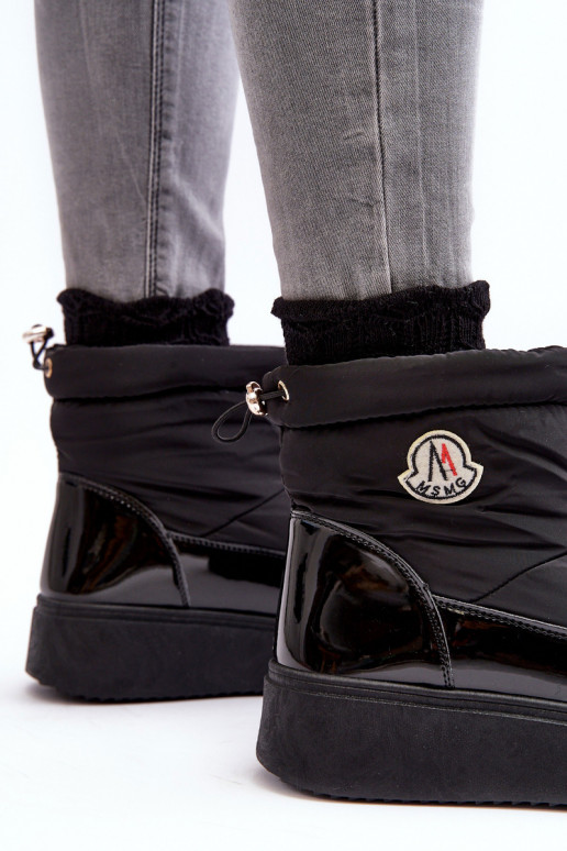 nööpidega lumesaapad platvormiga mustad Gattea