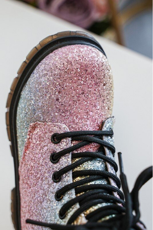 Laste jalanõud Läikivad Naiste poolsaapad voodriga tõmblukuga Mitmevärvilised Saussa Laste jalanõud Läikivad Naiste poolsaapad voodriga tõmblukuga Mitmevärvilised Saussa