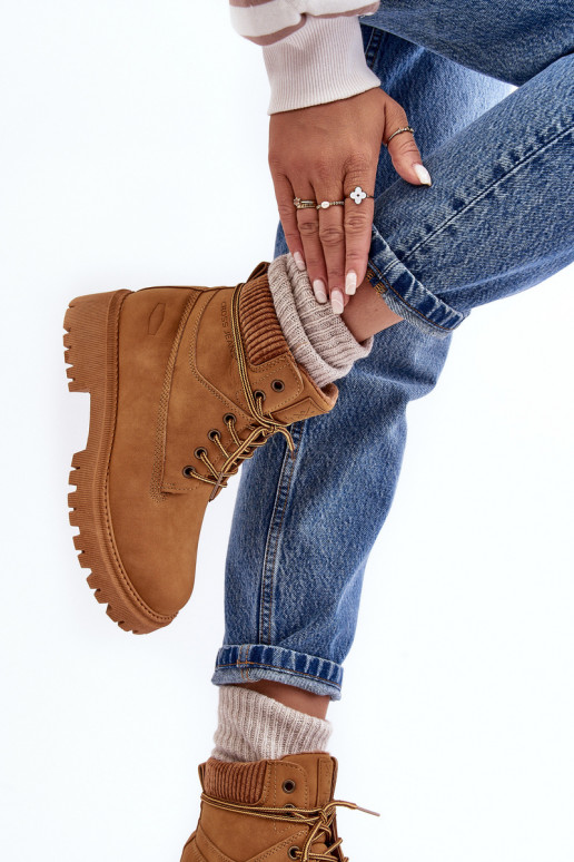 Soojad naiste saapad pruunid värvi Cross Jeans MM2R4011C Soojad naiste saapad pruunid värvi Cross Jeans MM2R4011C