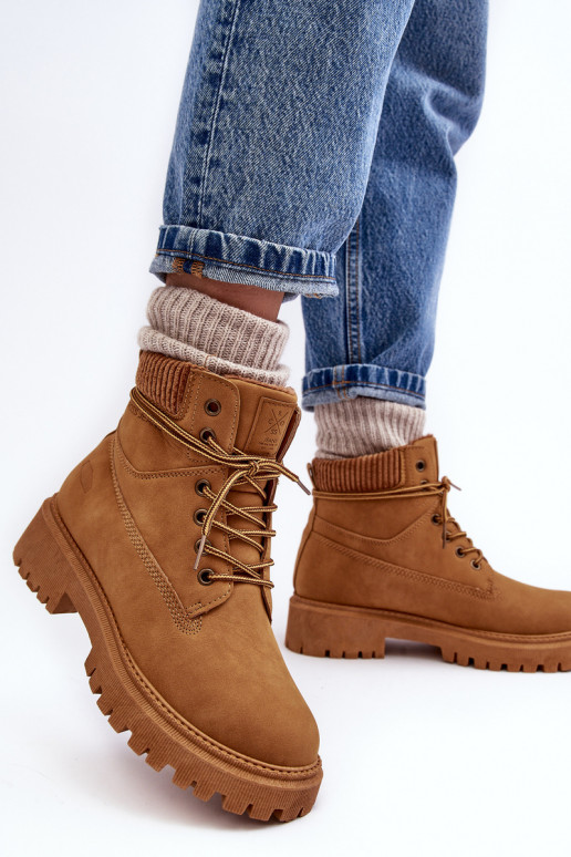 Soojad naiste saapad pruunid värvi Cross Jeans MM2R4011C Soojad naiste saapad pruunid värvi Cross Jeans MM2R4011C