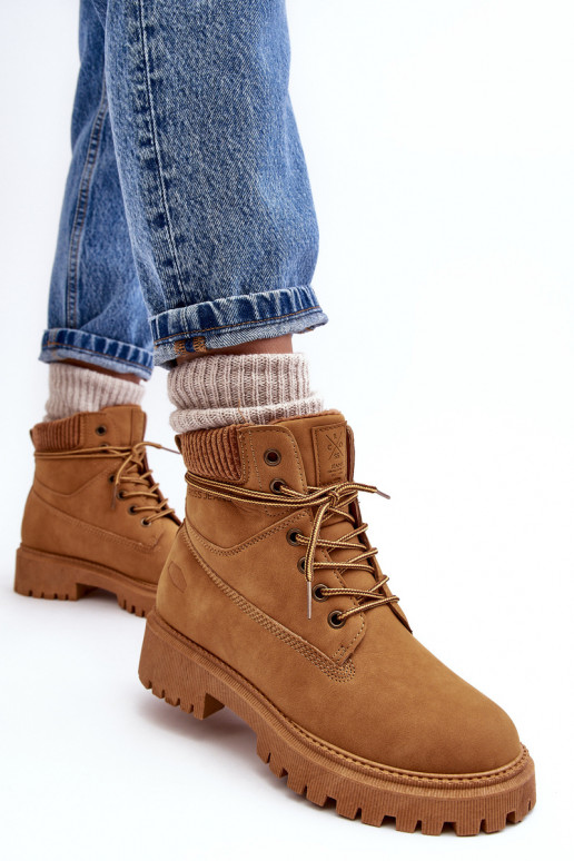 Soojad naiste saapad pruunid värvi Cross Jeans MM2R4011C Soojad naiste saapad pruunid värvi Cross Jeans MM2R4011C
