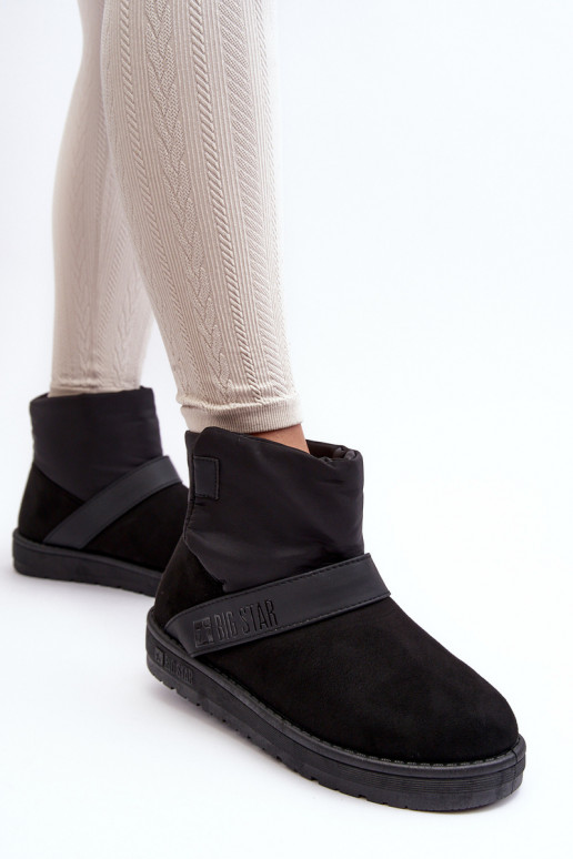 nööpidega lumesaapad voodriga platvormiga mustad Big Star MM274151