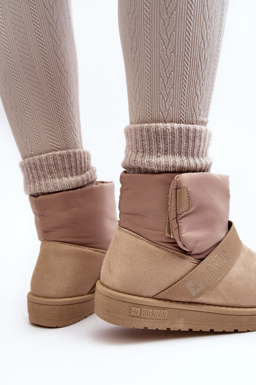 nööpidega lumesaapad voodriga platvormiga beeži värvi Big Star MM274152