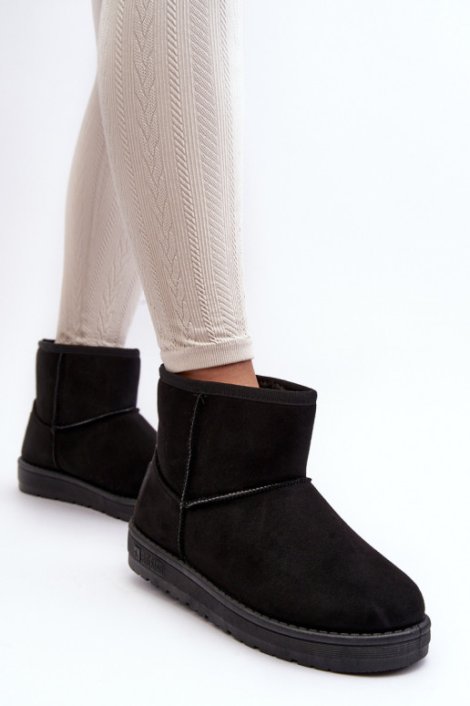 Nööpidega lumesaapad karusnahaga mustad Big Star MM274158