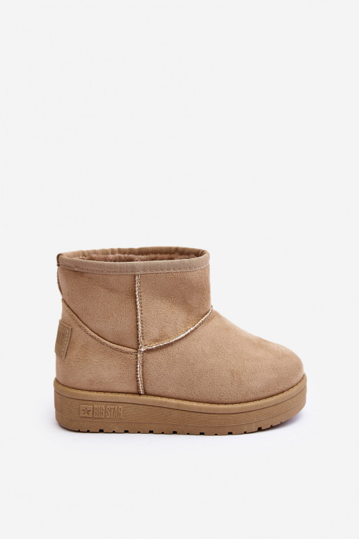 Nööpidega lumesaapad voodriga beeži värvi Big Star MM374056