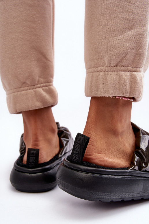 Läikivad Plätud mustad Big Star MM274130 Läikivad Plätud mustad Big Star MM274130