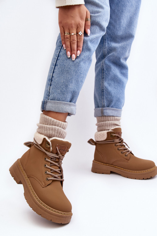 jalanõud soojad saapad pruunid värvi Lynnvia