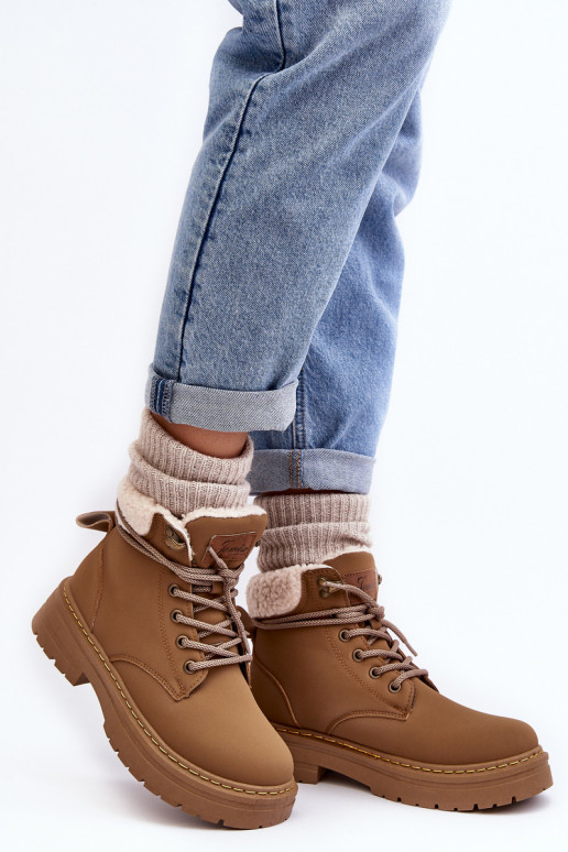 jalanõud soojad saapad pruunid värvi Lynnvia