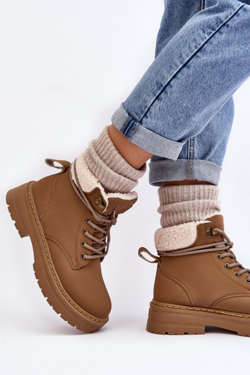 jalanõud soojad saapad pruunid värvi Lynnvia
