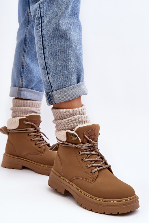 jalanõud soojad saapad pruunid värvi Lynnvia