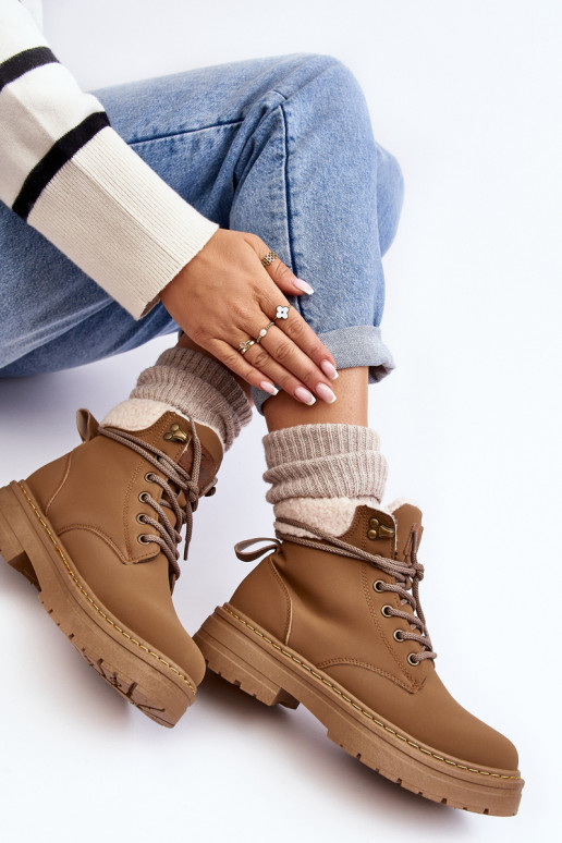 jalanõud soojad saapad pruunid värvi Lynnvia