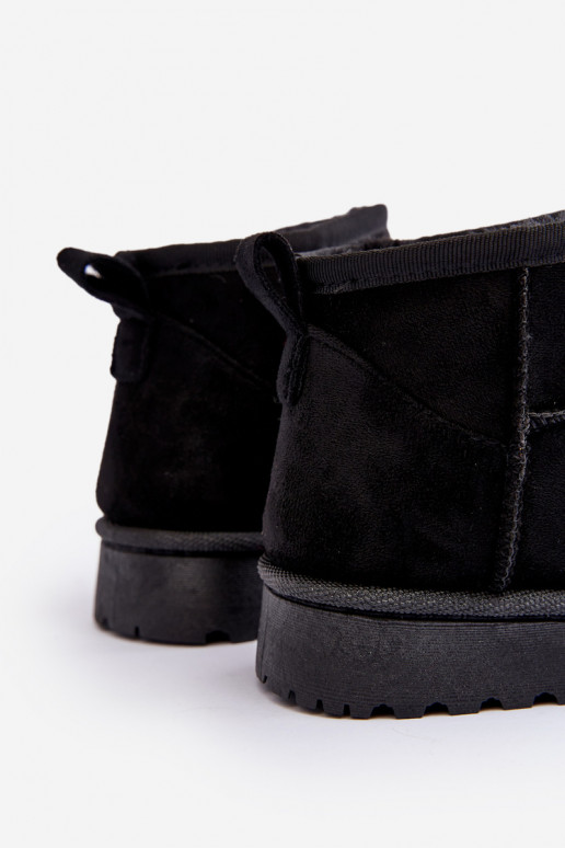 Nööpidega lumesaapad Naiste poolsaapad voodriga mustad Nallita Nööpidega lumesaapad Naiste poolsaapad voodriga mustad Nallita