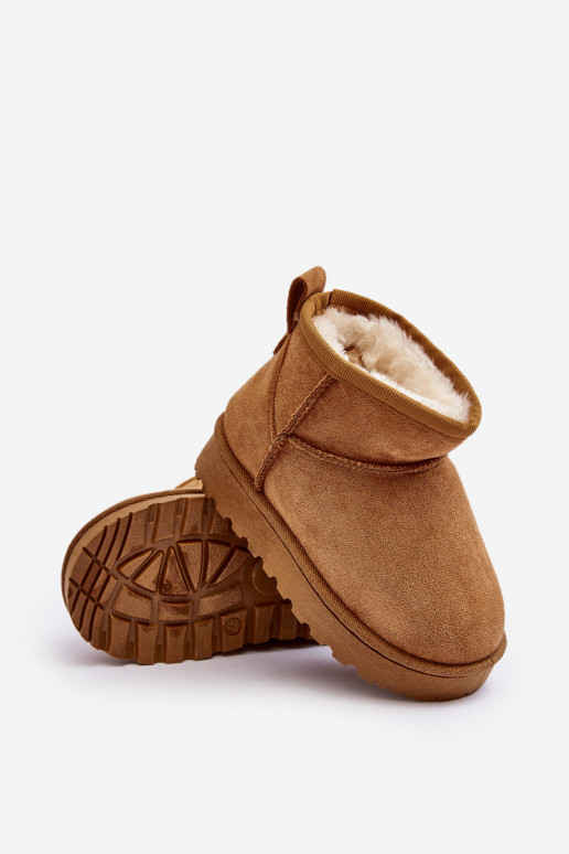 Nööpidega lumesaapad Naiste poolsaapad voodriga pruunid värvi Nallita Nööpidega lumesaapad Naiste poolsaapad voodriga pruunid värvi Nallita