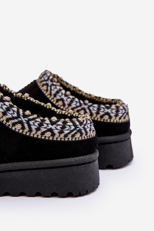 Plätud Laste jalanõud voodriga mustad Olivane Plätud Laste jalanõud voodriga mustad Olivane