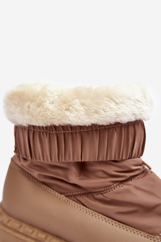 nööpidega lumesaapad beeži värvi Lureta