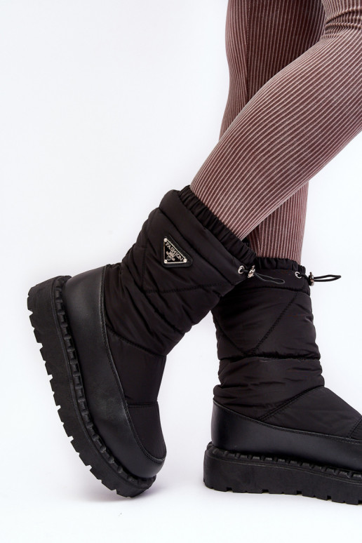 nööpidega lumesaapad mustad Lureta