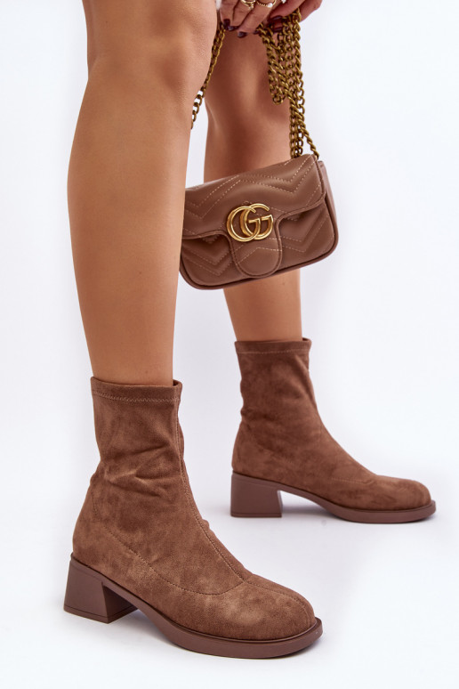 Naiste poolsaapad pruunid värvi Aphroteia