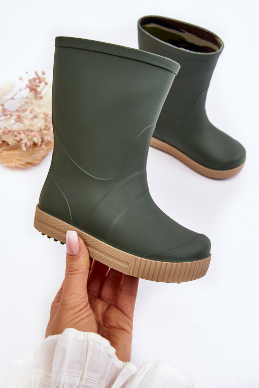 Laste kummikingad Wave Gokids 979 rohelist värvi