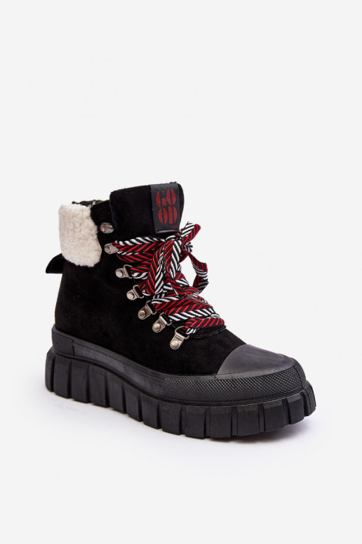 voodriga Naiste poolsaapad jalanõud mustad Ralotta