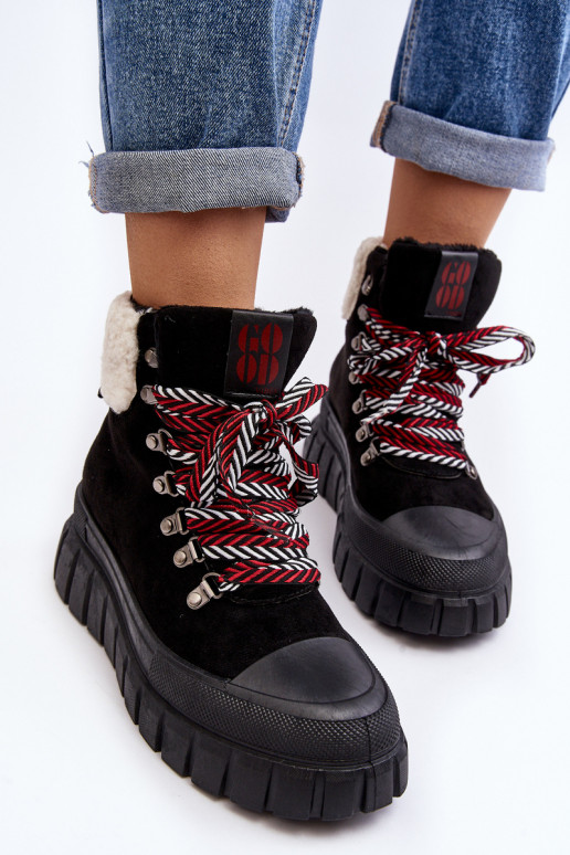 voodriga Naiste poolsaapad jalanõud mustad Ralotta