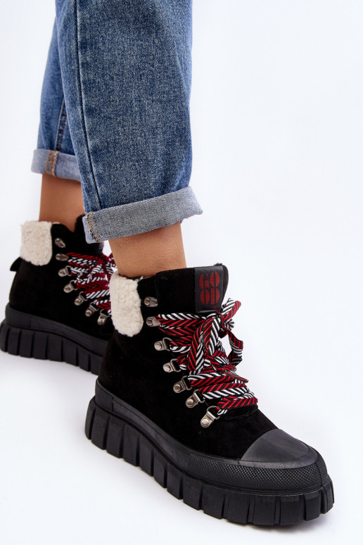 voodriga Naiste poolsaapad jalanõud mustad Ralotta