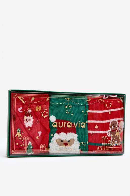 Komplektis 3 paari pidulikke sokke