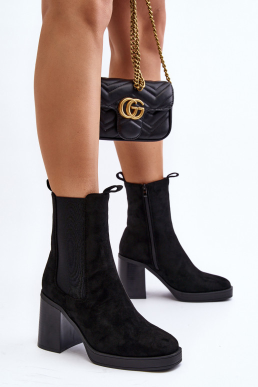 Naiste poolsaapad mustad Piovere Naiste poolsaapad mustad Piovere