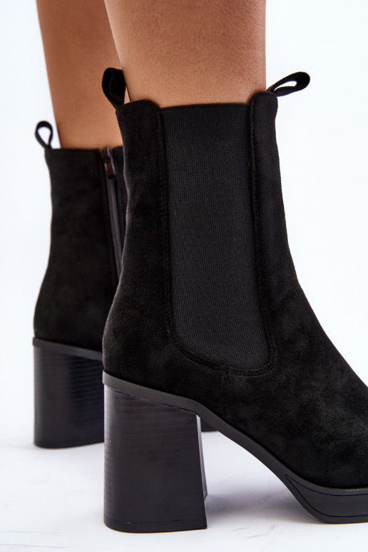 Naiste poolsaapad mustad Piovere Naiste poolsaapad mustad Piovere