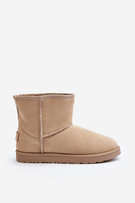 nööpidega lumesaapad Cross Jeans MM2R4023C beeži värvi