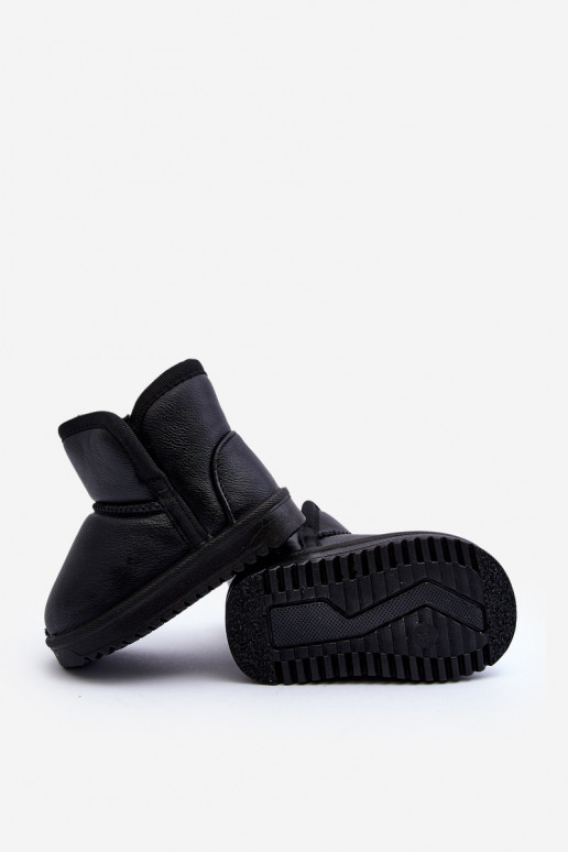 Eko nööpidega lumesaapad Laste jalanõud mustad Husalta Eko nööpidega lumesaapad Laste jalanõud mustad Husalta