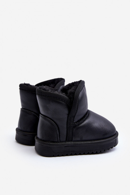 Eko nööpidega lumesaapad Laste jalanõud mustad Husalta Eko nööpidega lumesaapad Laste jalanõud mustad Husalta