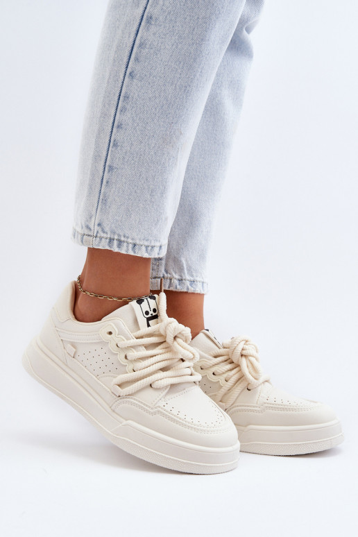 Sneakers tüüpi jalanõud Eko beeži värvi Avanalis Sneakers tüüpi jalanõud Eko beeži värvi Avanalis