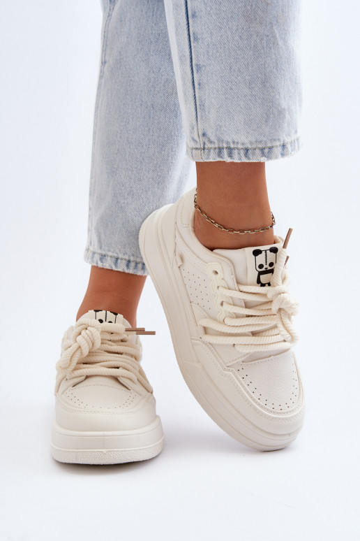 Sneakers tüüpi jalanõud Eko beeži värvi Avanalis Sneakers tüüpi jalanõud Eko beeži värvi Avanalis