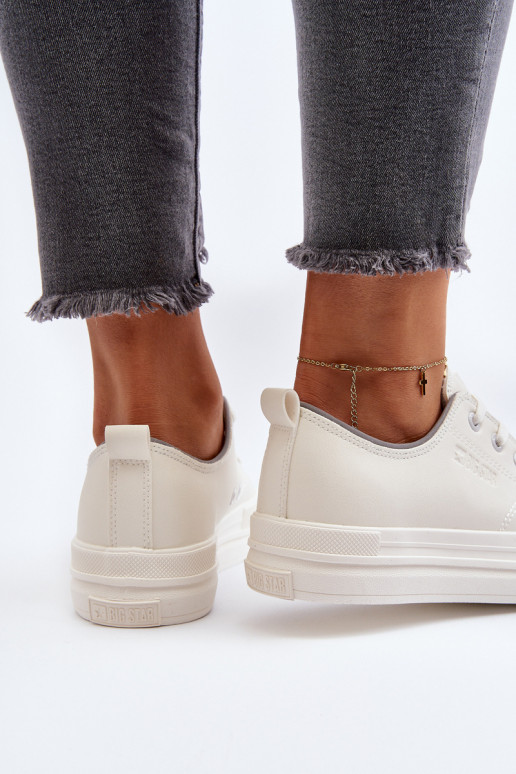 Naistesaapad Eko Big Star NN274847 valget värvi