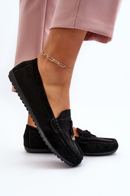 seemisnakhsed Klassikalise mudeli Mokassiinid mustad Ontala