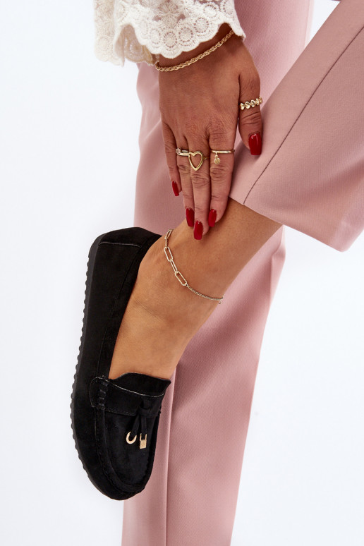 seemisnakhsed Klassikalise mudeli Mokassiinid mustad Ontala