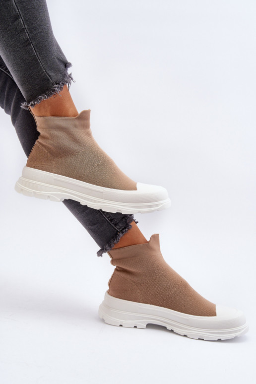 Naiste poolsaapad pruunid värvi Ilanae