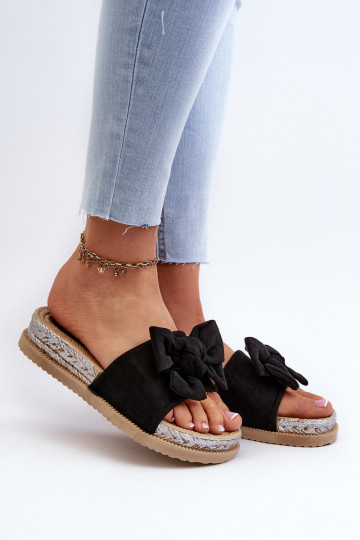 Sussid platvormiga lipsukesega Must Aflia