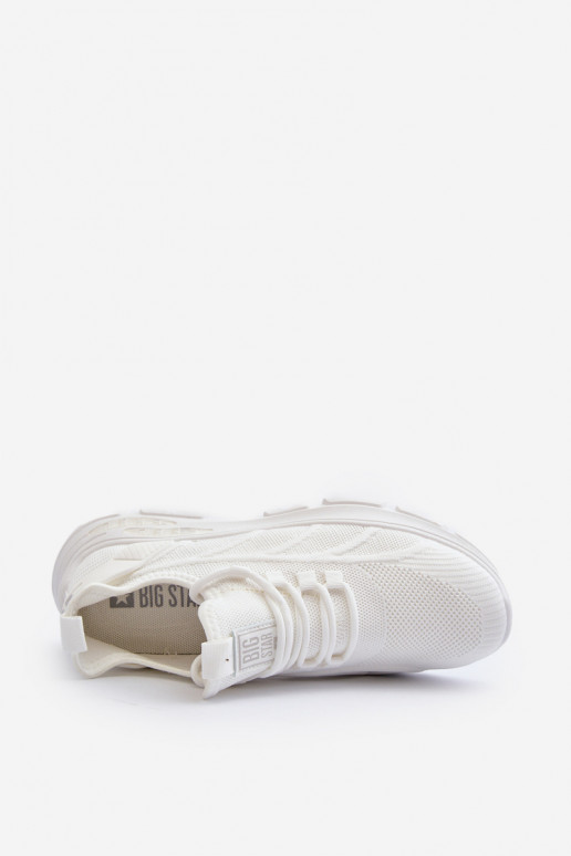 Sneakers tüüpi jalanõud HI-POLY SYSTEM Big Star NN174468 valget värvi Sneakers tüüpi jalanõud HI-POLY SYSTEM Big Star NN174468 valget värvi