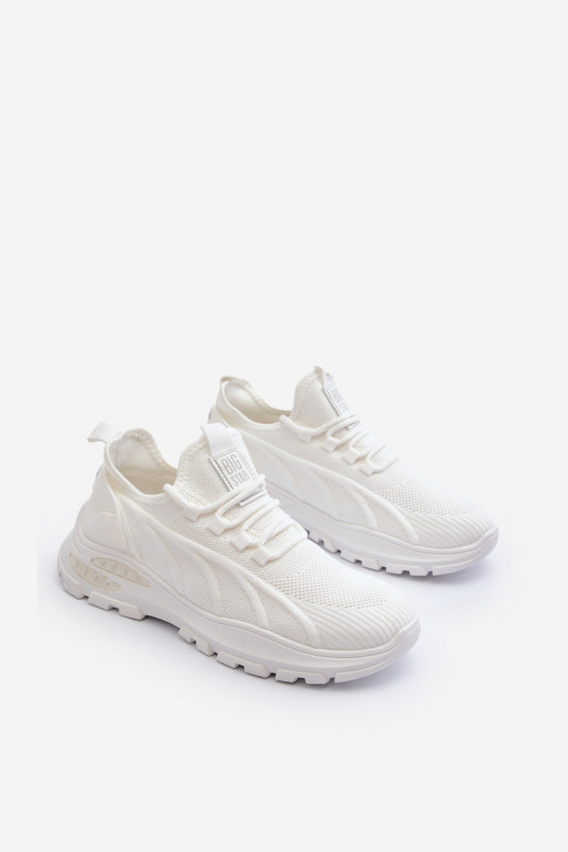 Sneakers tüüpi jalanõud HI-POLY SYSTEM Big Star NN174468 valget värvi Sneakers tüüpi jalanõud HI-POLY SYSTEM Big Star NN174468 valget värvi