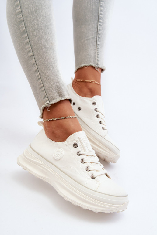 Naistesaapad Big Star NN274126 valget värvi